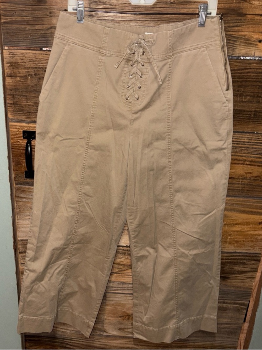 GAP Lace-Up Front Khaki Chinos